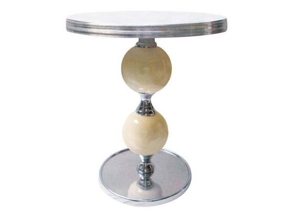 Jewel-Pearl Accent Table